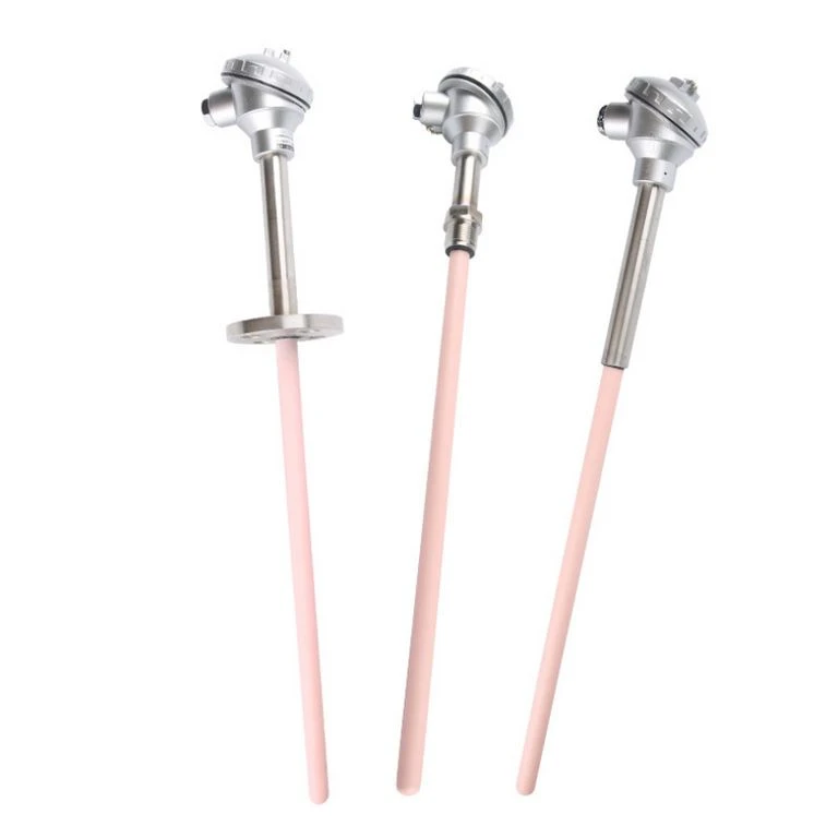 Pt100 Type High Temperature Platinum Rhodium Thermocouple with Corundum Tube